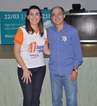 A chapa 17 é formada pelos candidatos Hedinaldo Lima e Nikeila Conde